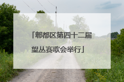 郫都区第四十二届望丛赛歌会举行