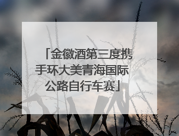 金徽酒第三度携手环大美青海国际公路自行车赛