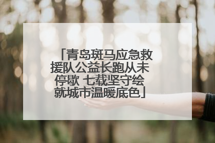 青岛斑马应急救援队公益长跑从未停歇 七载坚守绘就城市温暖底色