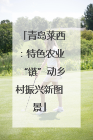 青岛莱西：特色农业“链”动乡村振兴新图景