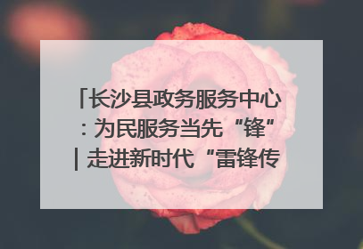 长沙县政务服务中心：为民服务当先“锋”｜走进新时代“雷锋传人 长沙榜样”
