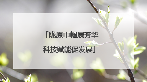 陇原巾帼展芳华 科技赋能促发展