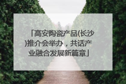 高安陶瓷产品(长沙)推介会举办，共话产业融合发展新篇章