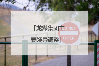龙煤集团主要领导调整