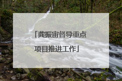 龚振宙督导重点项目推进工作