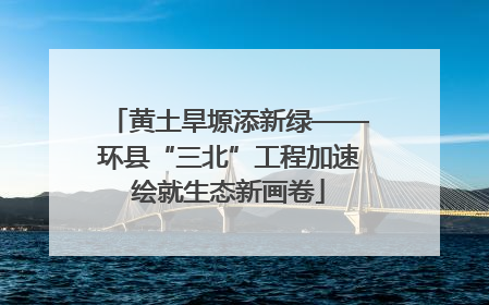 黄土旱塬添新绿——环县“三北”工程加速绘就生态新画卷
