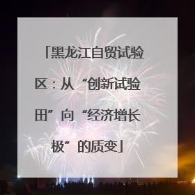 黑龙江自贸试验区：从“创新试验田”向“经济增长极”的质变
