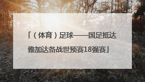 （体育）足球——国足抵达雅加达备战世预赛18强赛