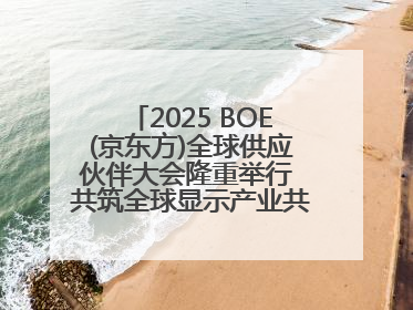 2025 BOE(京东方)全球供应伙伴大会隆重举行 共筑全球显示产业共生共赢新格局
