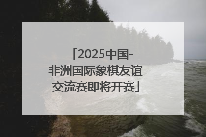 2025中国-非洲国际象棋友谊交流赛即将开赛