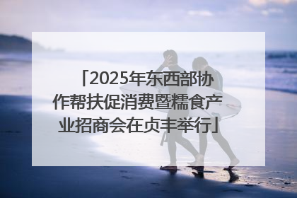 2025年东西部协作帮扶促消费暨糯食产业招商会在贞丰举行