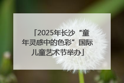 2025年长沙“童年灵感中的色彩”国际儿童艺术节举办