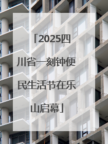 2025四川省一刻钟便民生活节在乐山启幕