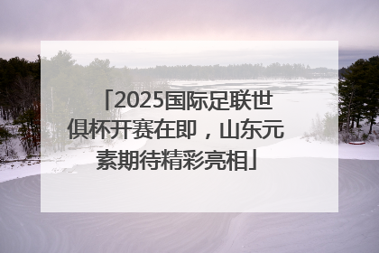 2025国际足联世俱杯开赛在即，山东元素期待精彩亮相