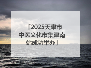 2025天津市中医文化市集津南站成功举办