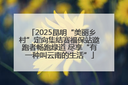 2025昆明“美丽乡村”定向集结赛福保站邀跑者畅跑绿道 尽享“有一种叫云南的生活”