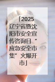 2025辽宁省暨沈阳市安全宣传咨询日“应急安全市集”火爆开市